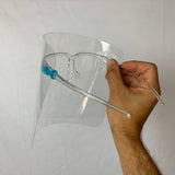 Safety Goggle Face Shield/Daily Face Cover Combo - 1 Shield/2 Masks