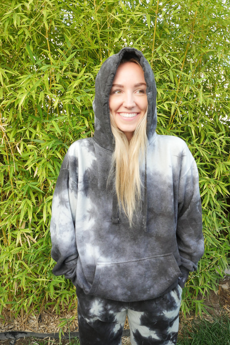 Empyre Black And Blue Tie Dye Sweatshirt Empyre Tie Dye Hoodie Online