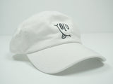 "Yolo" Logo - White Dad Hat