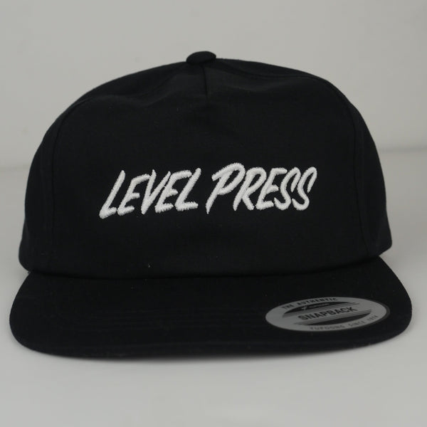 5 Panel Unstructured Hat - Level Press Logo