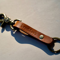 Braddock Leather Keychain